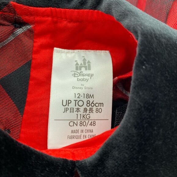 ☀️SALE☀️ NWT Disney Minnie Mouse Christmas Party Dress Size 12M - Picture 5 of 6